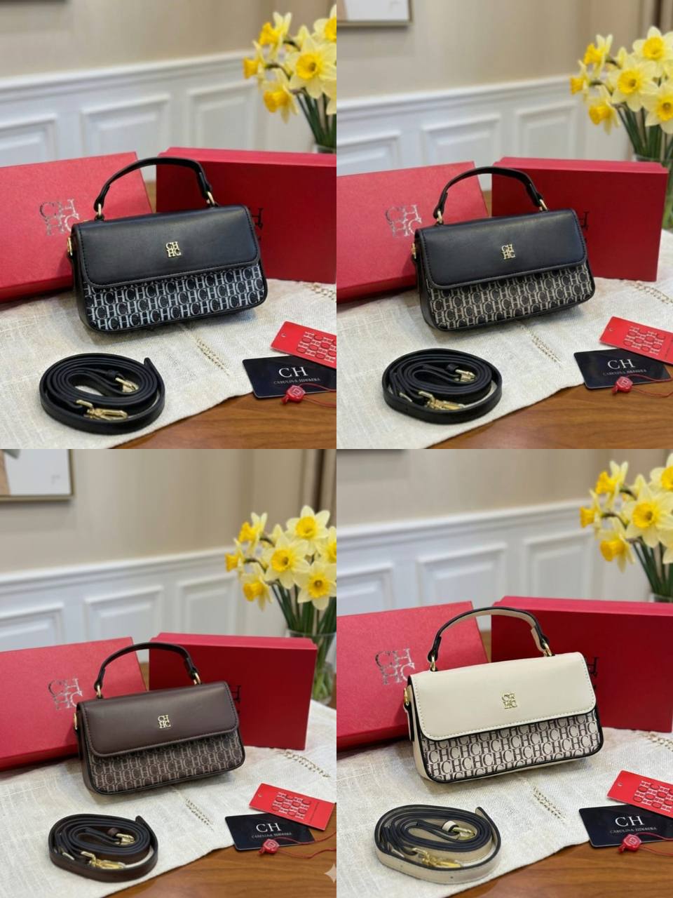 CH - CAROLINA HERRERA
ᴛᴏᴘ ʜᴀɴᴅʟᴇ ᴄʀᴏss ʙᴀɢ
ɢᴏʟᴅ ʜᴀʀᴅᴡᴀʀᴇ
ᴡɪᴛʜ ʟᴏɴɢ ʙᴇʟᴛ sᴛʀᴀᴘ
sɪᴢᴇ: 19 cm
ᴡɪᴛʜ BOX
🎁🎁🎁

90 dhs✅

Zain31
♥️♥️♥️