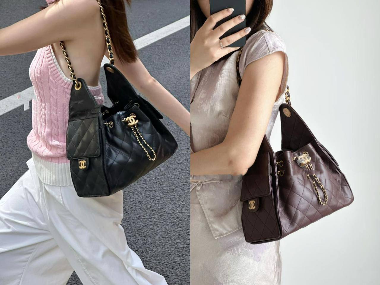 🌟 Chanel 25C hobo
1️⃣ First quality
Size : 26 * 14 * 30 cm
120 dhs✅

Zain115
♥️♥️♥️