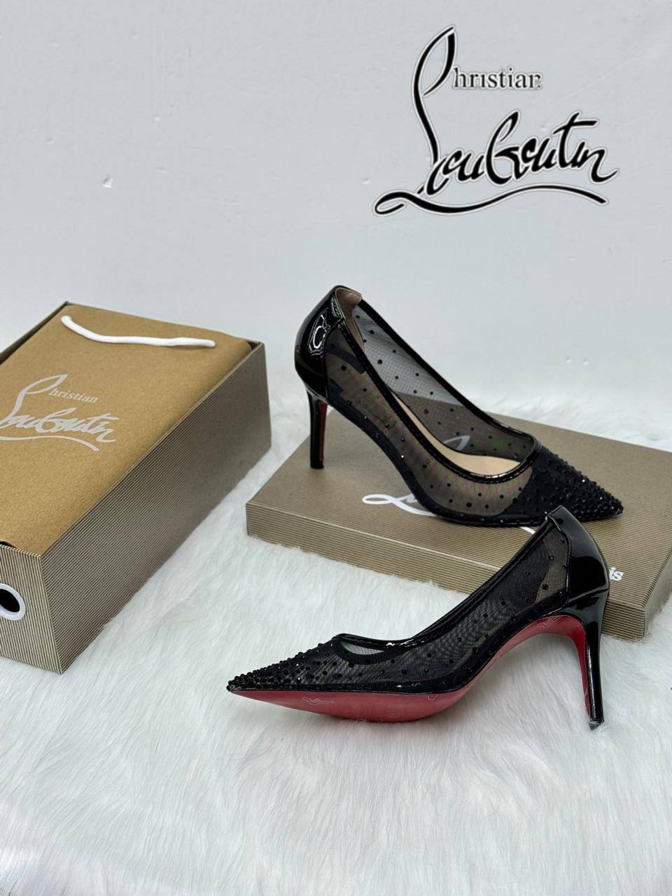 𝑪𝑯𝑹𝑰𝑺𝑻𝑰𝑨𝑵 𝑳𝑶𝑼𝑩𝑶𝑼𝑻𝑰𝑵

💯high quality
Size 36-37-38-39-40-41
120 dhs🪙🌨️

Zain21
♥️♥️♥️