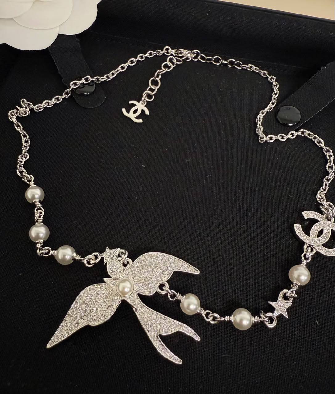 Chanel Necklace 
Master quality 

*60* AED normal box 📦
*70* AED master box 🗃️

Zain48
♥️♥️♥️