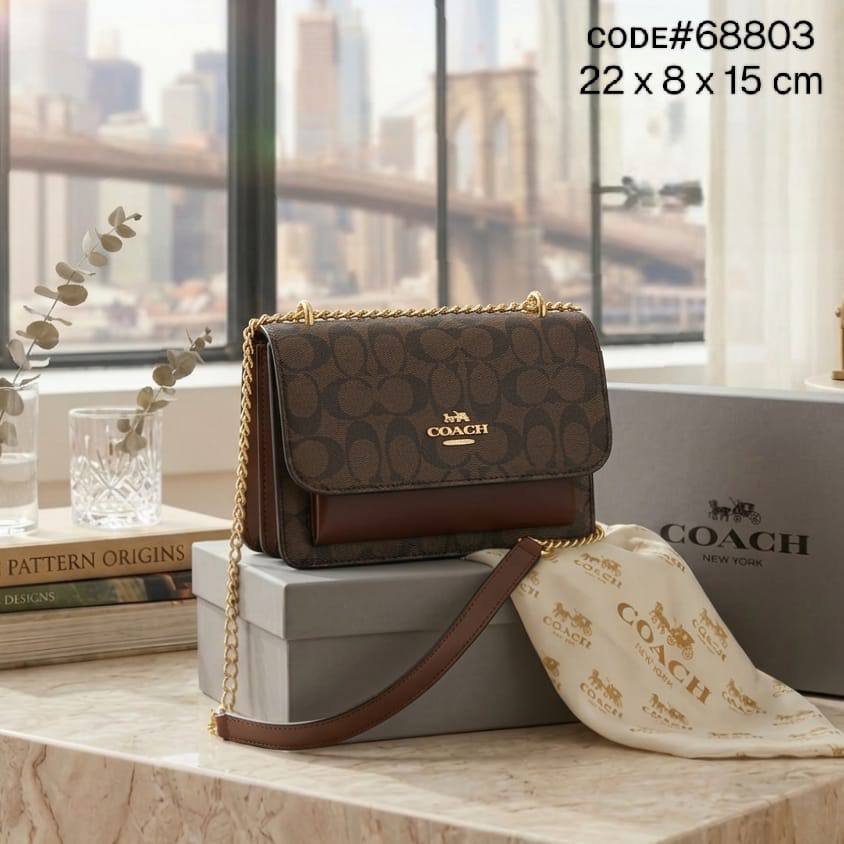 Coach ᴋʟᴀʀᴇ
sʜᴏᴜʟᴅᴇʀ & ᴄʀᴏssʙᴀɢ
sɪɢɴᴀᴛᴜʀᴇ ᴄᴀɴᴠᴀs ᴅᴇsɪɢɴ
ɢᴏʟᴅ ʜᴀʀᴅᴡᴀʀᴇ
sɪᴢᴇ : 22 cm
ᴡɪᴛʜ BOX

75 dhs🇦🇪🇦🇪

Zain31
♥️♥️♥️