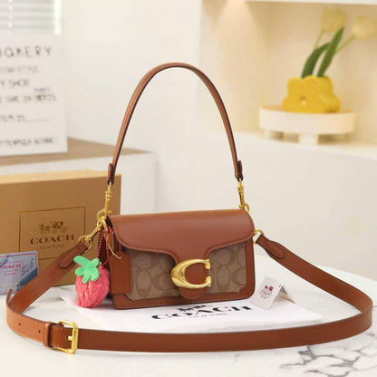 🍓 Coach Tabby
1️⃣ First quality +🎁  
+🍓Pendant
Size : 20 * 11 cm
95 dhs❣️
with box 🎁

Zain115
♥️♥️♥️