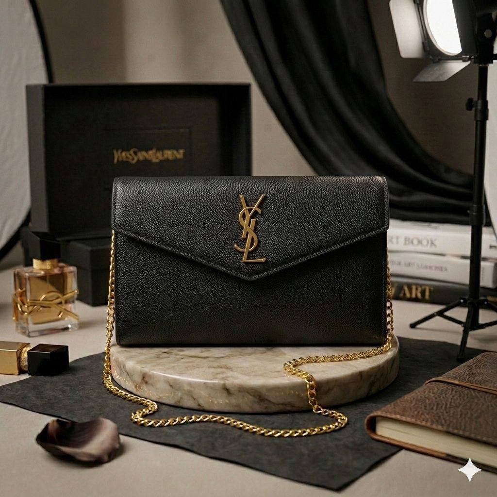 YSL  - Saint Laurent
Envelope Clutch HandBag
With BOX🎁
size:  17 cm
70 dhs✅
 
Zain239
♥️♥️♥️