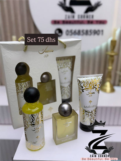 بوكس مسك ابراهيم القرشي
الليل
3in1

Perfume
mist
Lotion

75 dhs 

Zaincornerstore

اطلبوها من الوتس المثبت في الأعلى👆🏻👆🏻

تواصلو معنا 👈🏻 Zain 
For order WhatsApp pinned 👆🏻

♥️♥️♥️