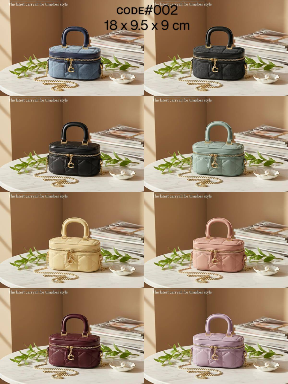 COACH ᴠᴀɴɪᴛʏ ʜᴀɴᴅʙᴀɢ
ɢᴏʟᴅ ᴄʜᴀɪɴ ʙᴇʟᴛ sᴛʀᴀᴘ
sɪᴢᴇ : 18 cm
ᴡɪᴛʜ BOX
🎁🎁🎁

75 dhs❣️

Zain31
♥️♥️♥️