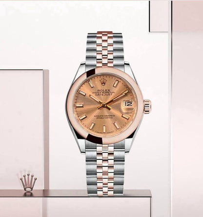 Rolex 
For Ladies Automatic 
Good Quality  31mm 
230 dhs🪙🌨️

Zain59
♥️♥️♥️