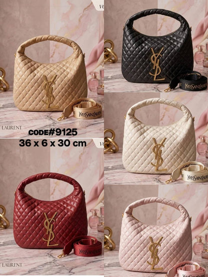 YSL - Yves Saint Laurent
ɪᴄᴀʀᴇ ǫᴜɪʟᴛᴇᴅ ʜᴏʙᴏ
ʟᴀᴍʙsᴋɪɴ ʟᴇᴀᴛʜᴇʀ ᴍᴀᴛᴇʀɪᴀʟ
ᴡɪᴛʜ ʟᴏɴɢ ᴛʀɪᴍ sᴛʀᴀᴘ
sɪᴢᴇ: 36 cm

70 dhs✅

Zain31
♥️♥️♥️