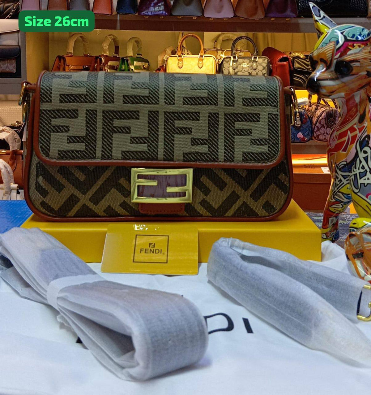 Fendi

Good quality 

with box 

120 dhs🇦🇪🇦🇪

Zain186
Zain158
♥️♥️