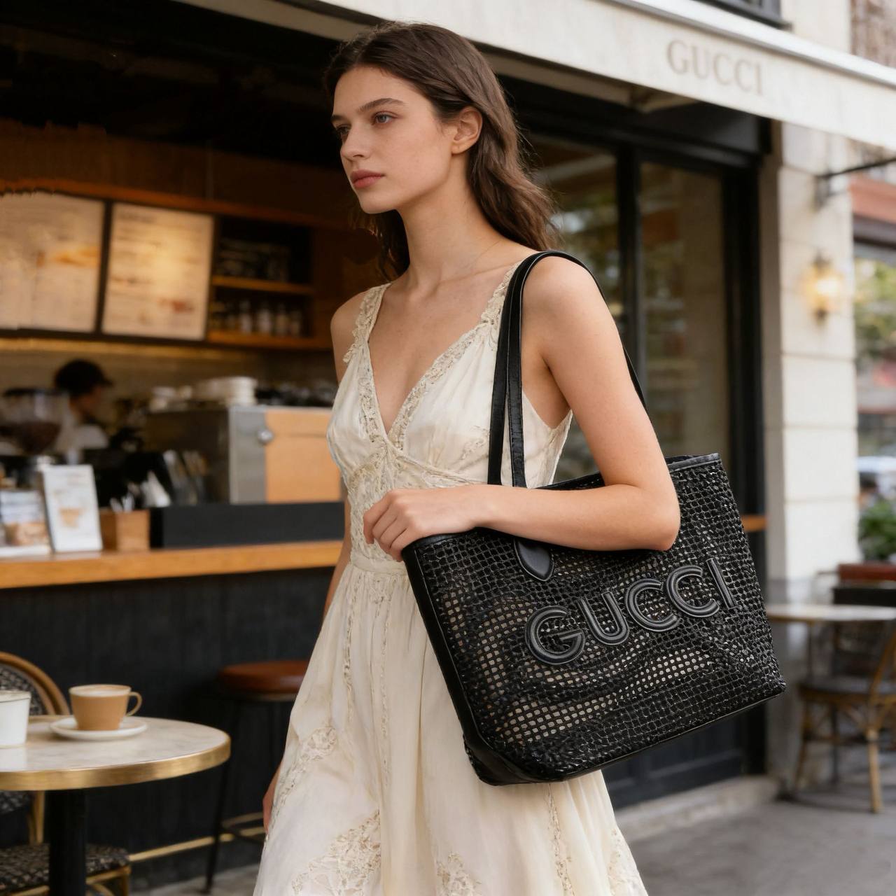 GUCCI BEACH BAG 
NEW CAME  GOOD QUALITY 
WITH POUCH
120 dhs🇦🇪

Zain39
♥️♥️♥️