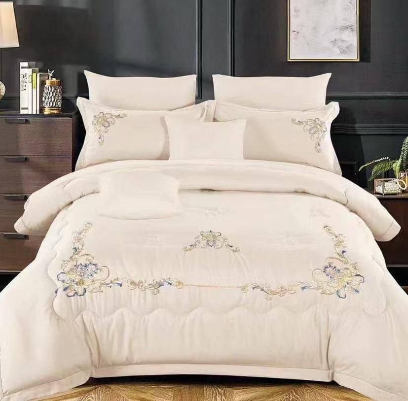 💥💥💥
New collection ✅✅✅✅
Embroidered 🪡🪡🪡
100 % cotton 
Bedsheets set 
King size cover set 6pcs set 
1 cover 
1 bedsheets 
4 pillowcases 
120 dhs🪙💚

Zain99
♥️♥️♥️