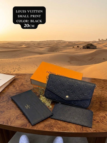 LV
ᴘᴏᴄʜᴇᴛᴛᴇ ғᴇʟɪᴄɪᴇ
ɢᴏʟᴅ ʜᴀʀᴅᴡᴀʀᴇ
ᴡɪᴛʜʙᴏx
ʟᴇᴀᴛʜᴇʀ/ɢᴀᴍᴏsᴀ
sɪᴢᴇ:2𝟎ᴄᴍ
85 dhs✅

Zain56
♥️♥️♥️