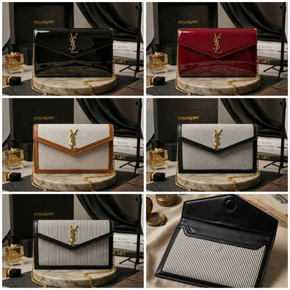 YSL  - Saint Laurent
Envelope Clutch HandBag
With BOX🎁
size:  17 cm
70 dhs✅
 
Zain239
♥️♥️♥️
