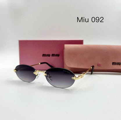 Miu Miu
Sunglasses 🕶️ 
good quality 💯
With master box 🗃️ 
50 dhs✅

Zain273
♥️♥️♥️