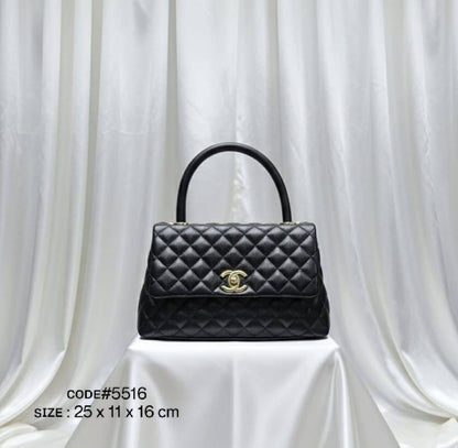 CHANEL  COCO
ᴛᴏᴘ ʜᴀɴᴅʟᴇ ʙᴀɢ
ᴄᴀᴠɪᴀʀ ʟᴇᴀᴛʜᴇʀ ᴍᴀᴛᴇʀɪᴀʟ
ɢᴏʟᴅ ᴄʜᴀɪɴ ʟᴇᴀᴛʜᴇʀ sᴛʀᴀᴘ
sɪᴢᴇ: 25 cm

ᴡɪᴛʜ BOX
🎁🎁🎁

90 dhs🌺

Zain56
♥️♥️♥️