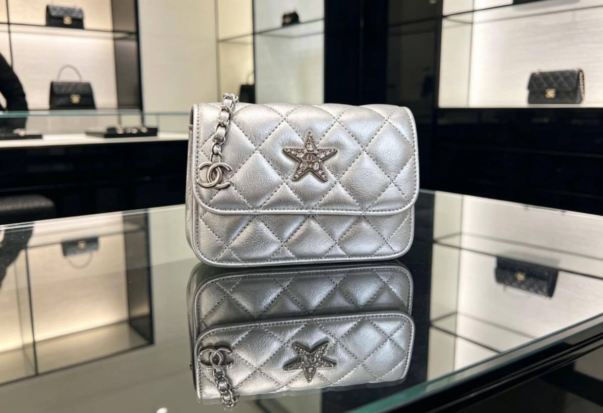 Chanel
105 dhs✅

with box
🎁🎁🎁

Size:16*12*6

Zain07
♥️♥️♥️