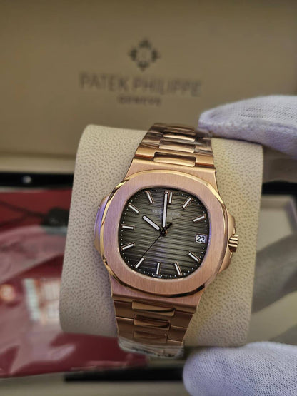 PATEK PHILIPPE AQUANAUT 
Swiss Movement🇨🇭
Water Resistant 💧
Sapphire Crystal 
Super Master Quality 
With Original Box  📦🛍️
For Price 👇 WhatsApp✅
0568585901 
0507557372
0552275751 Owner Zain 👌

Zain282
♥️♥️♥️