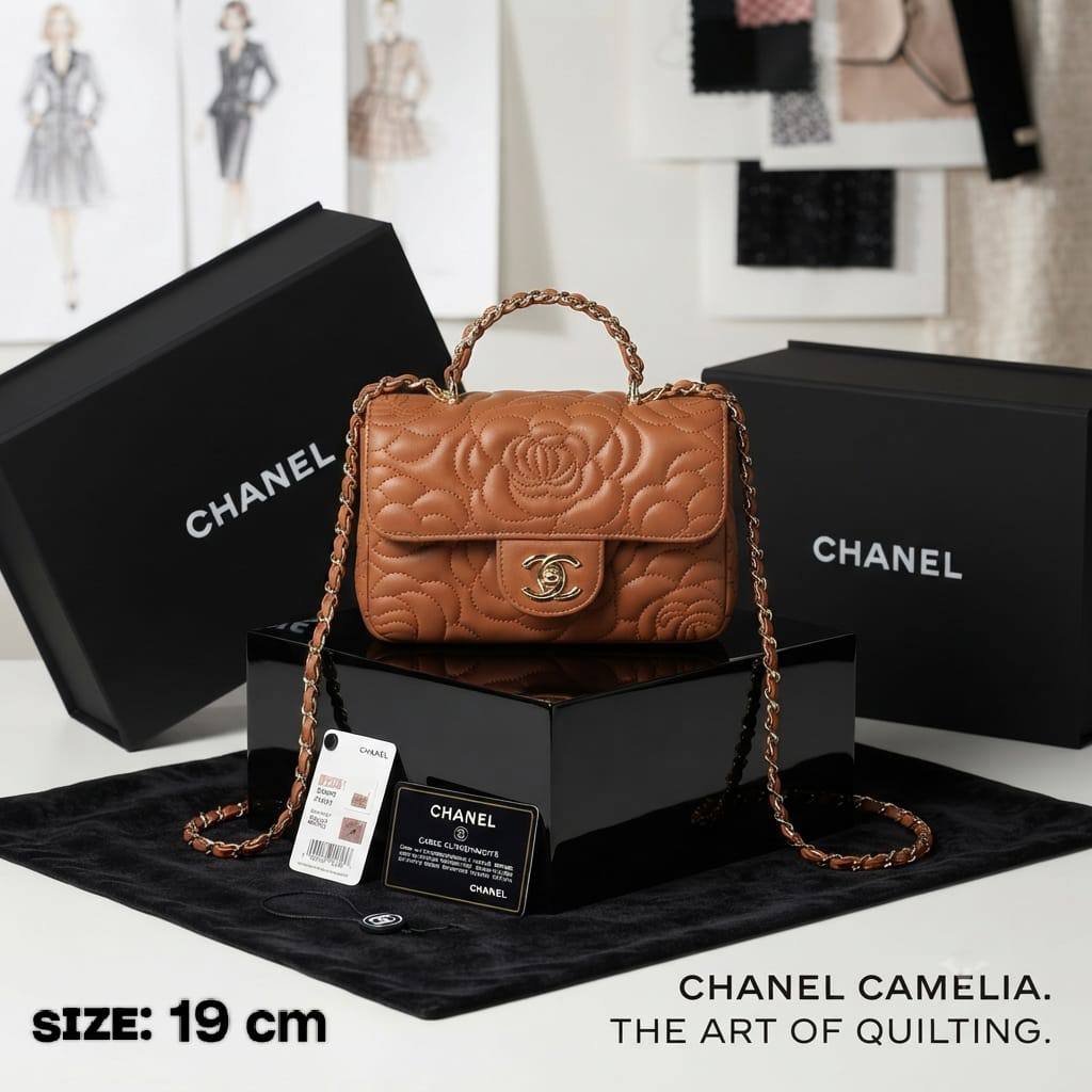 Chanel ᴄᴀᴍᴇʟɪᴀ
ᴛᴏᴘ ʜᴀɴᴅʟᴇ ʙᴀɢ
ǫᴜɪʟᴛᴇᴅ ʟᴀᴍʙsᴋɪɴ ʟᴇᴀᴛʜᴇʀ
ɢᴏʟᴅ ʜᴀʀᴅᴡᴀʀᴇ
sɪᴢᴇ : 19 cm
ᴡɪᴛʜ BOX

95 dhs✅

Zain31
♥️♥️♥️