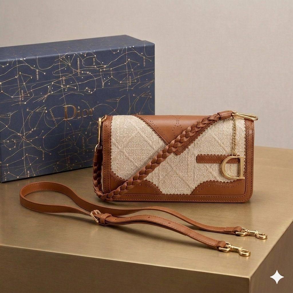 CHRISTIAN DIOR
Jacquard Canvas Leather
With long & short belt strap
With BOX
Size : 28 cm

110 dhs🇦🇪🇦🇪

Zain239
♥️♥️♥️