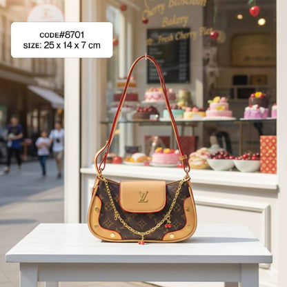 LV
Cherry🍒 & Murakami🌸
ᴍᴏɴᴏɢʀᴀᴍ sʜᴏᴜʟᴅᴇʀ ʙᴀɢ
ᴀᴅᴊᴜsᴛᴀʙʟᴇ ʙᴇʟᴛ sᴛʀᴀᴘ
ɢᴏʟᴅ ʜᴀʀᴅᴡᴀʀᴇ
sɪᴢᴇ : 25 cm
ᴡɪᴛʜ BOX
🎁🎁🎁

75 dhs✅

Zain31
♥️♥️♥️