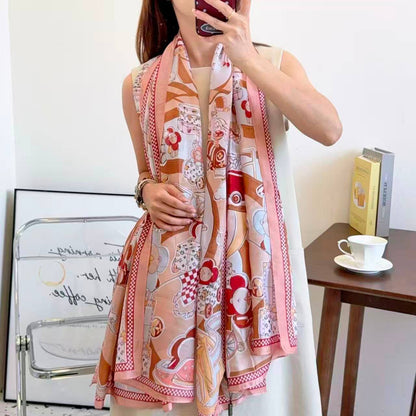 Scarfs
high quality 
Size : 180cm*90cm
45 dhs🇦🇪🇦🇪

Zain17
♥️♥️♥️