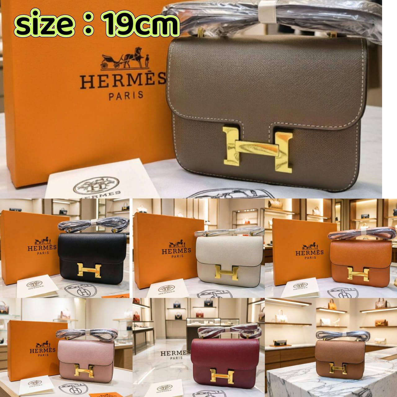 Hermes
105 dhs💓
with box
Size：19cm

Zain07
♥️♥️♥️