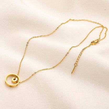 New branded necklace Stainless steel 18k gold plated 
Non tarnish 
30 dhs💓

Zain243
♥️♥️♥️