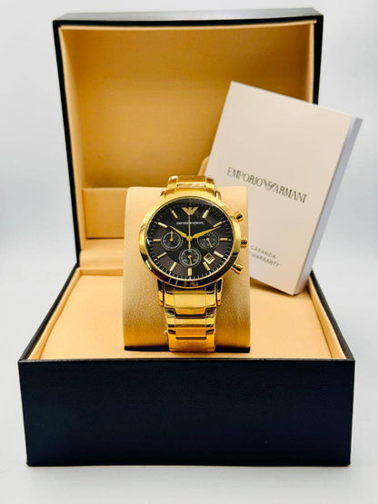 Armani Men
*chronograph working*
*offer price 
60 dhs✅

Zain08
♥️♥️♥️