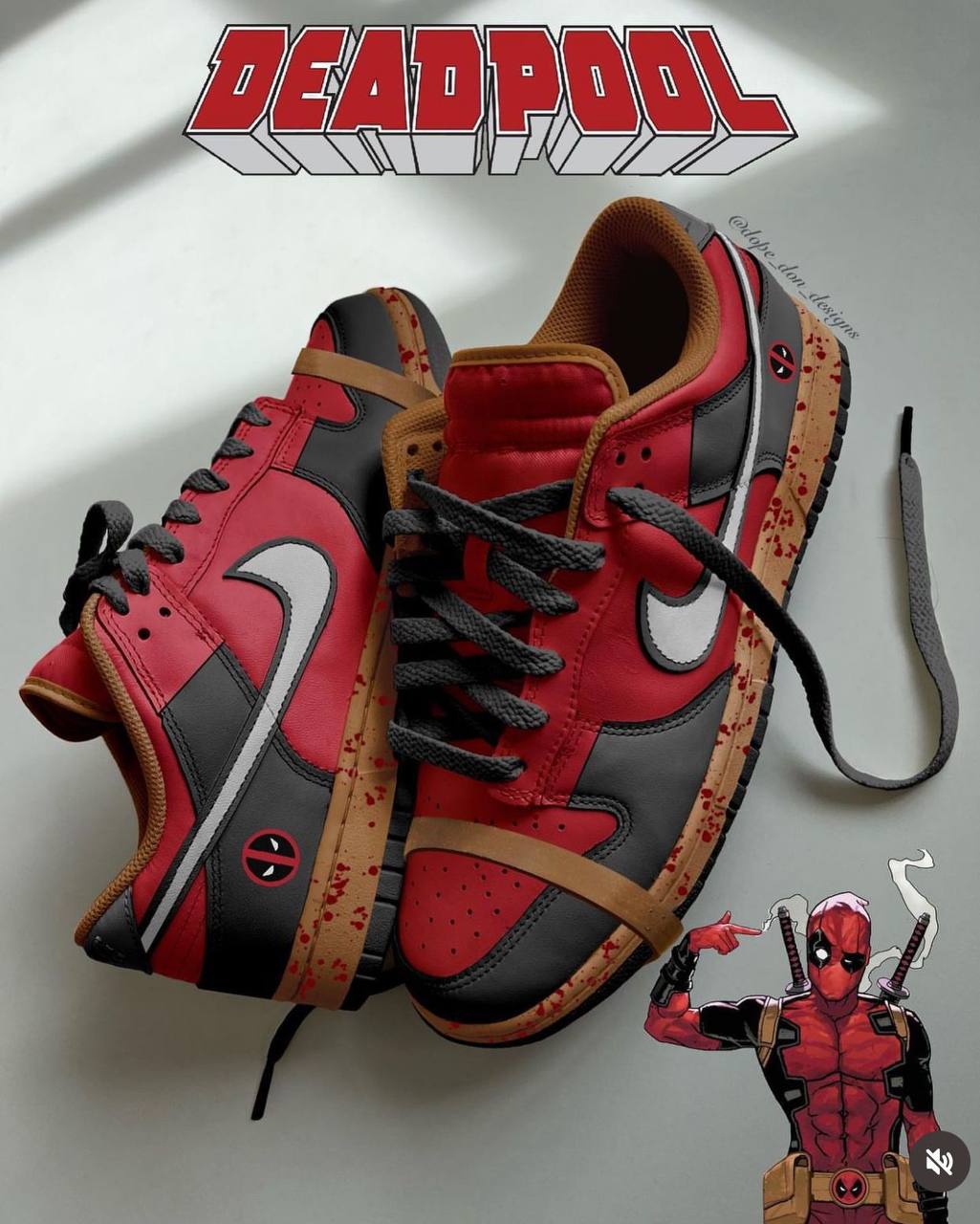 Nike SB dunk Deadpool 
36 to 45 available 
220 dhs🪙💕

Zain242
♥️♥️♥️