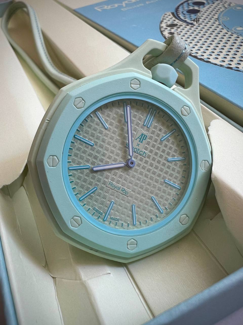 AUDEMARA PIGUET* 
SWATCH
ROYAL POP
*MASTER QUALITY*
350 dhs💓

Zain281
♥️♥️♥️