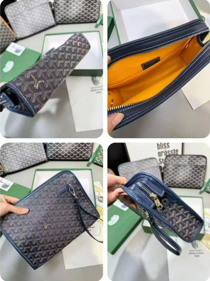 🌈 Goyard Clutch
1️⃣ First quality +🎁
Size : 25 * 21 cm
80 dhs❤️
with box 🎁

Zain115
♥️♥️♥️