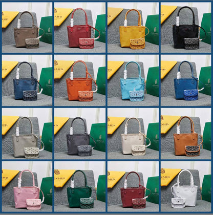 GOYARD 
HIGH QUALITY 
SMALL SIZE (Use on both sides)WITH BOX 
95 dhs💓

Zain295
♥️♥️♥️