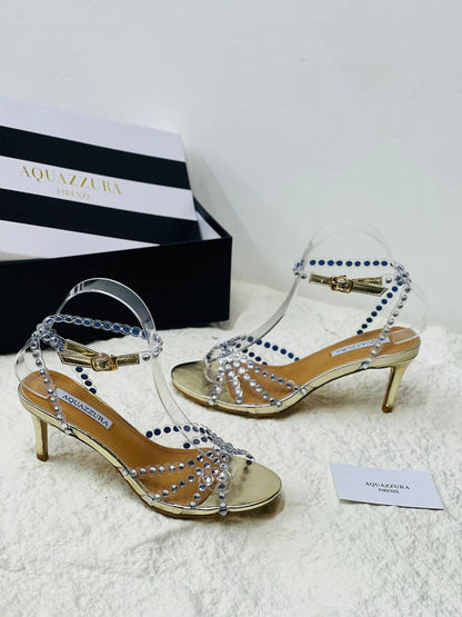 AQUAZZURA 
SIZE 36-41
130 dhs✅

Zain21
♥️♥️♥️