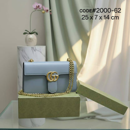 GUCCI ɢɢ ᴍᴀʀᴍᴏɴᴛ
ɪᴄᴏɴɪᴄ ɪɴᴛᴇʀʟᴏᴄᴋɪɴɢ
GG ʟᴏɢᴏ ᴘʟᴀǫᴜᴇ
sʜᴏᴜʟᴅᴇʀ ʙᴀɢ
ɢᴏʟᴅ ᴄʜᴀɪɴ sᴛʀᴀᴘ
sɪᴢᴇ : 25 cm

ᴡɪᴛʜ BOX
🎁🎁🎁

70 dhs✅

Zain31
♥️♥️♥️