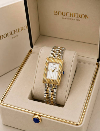 Boucheron watch for ladies good quality 
230 dhs✅

Zain59
♥️♥️♥️