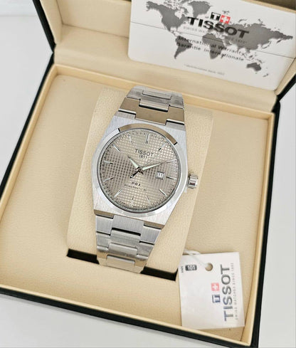 Tissot prx Men
*Battery*
65 dhs❣️

Zain29
♥️♥️♥️