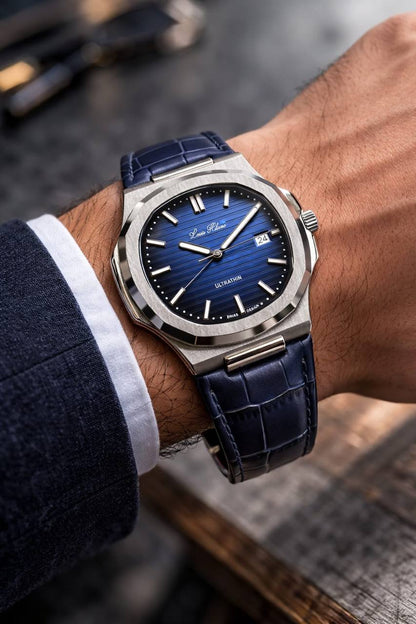 Louis Hilano watch 
for men good quality 
280 dhs💓
 slim size

Zain59
♥️♥️♥️