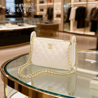 CHANEL ᴄʟᴜᴛᴄʜ ᴄʜᴀɪɴ
sʜᴏᴜʟᴅᴇʀ ᴄʀᴏss ʙᴏᴅʏ ʙᴀɢ
ǫᴜɪʟᴛᴇᴅ ᴄᴀᴠɪᴀʀ ʟᴇᴀᴛʜᴇʀ
ɢᴏʟᴅ ʜᴀʀᴅᴡᴀʀᴇ
sɪᴢᴇ : 22 cm

70 dhs✅

Zain31
♥️♥️♥️