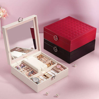 📿⌚️ Jewelry / Watch box
High quality +🎁
size : 18 ~ 32 * 8 cm
55 dhs✅

Zain115
♥️♥️♥️