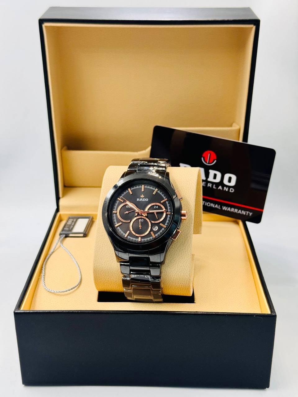 RADO Men ciramic 
first quality*🤩🤩
*Offer price 
140 dhs🌺

Zain08
♥️♥️♥️