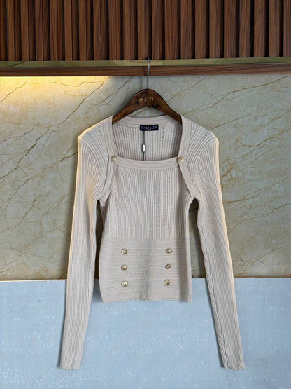 *BALMAIN*
Women’s Sweater
Master Quality 
SML 
260 dhs🪙🌨️

Zain276
♥️♥️♥️