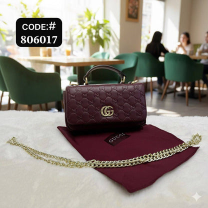 Gucci ᴍɪʟᴀɴᴏ 
ᴛᴏᴘ ʜᴀɴᴅʟᴇ/sʟɪɴɢ
ᴍᴀɢɴᴇᴛ ʙᴏx🎁

ᴇᴍʙᴏssᴇᴅ ʟᴇᴀᴛʜᴇʀ 
sɪᴢᴇ:22ᴄᴍ
110 dhs✅

Zain56
♥️♥️♥️