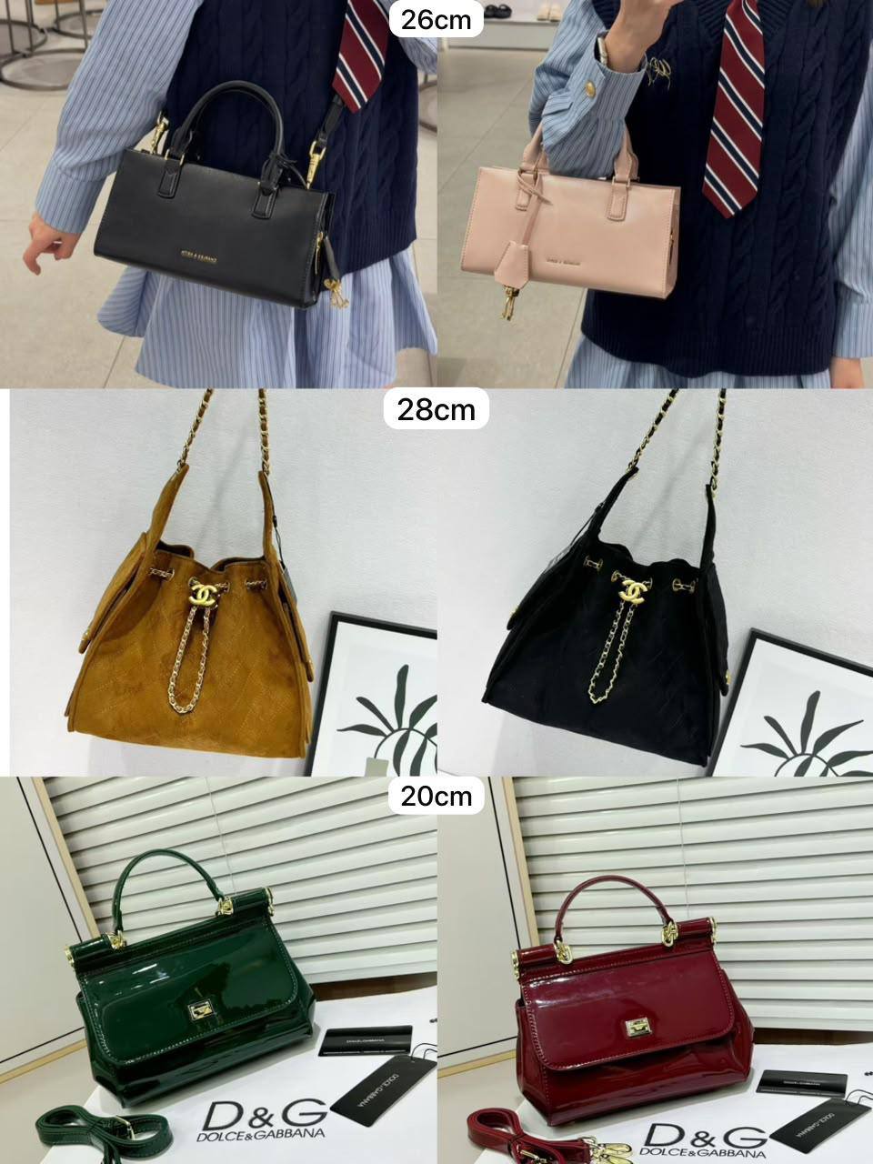 ❤️ CK / Chanel / D&G

1️⃣ First quality

Size : 28 ~ 20 * 15 cm
95 dhs🇦🇪🇦🇪

Zain115
♥️♥️♥️