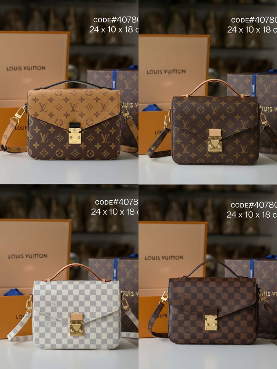 LV
ᴘᴏᴜᴄʜᴇᴛᴛᴇ ᴍᴇᴛɪs
ʜᴀɴᴅʙᴀɢ ɪɴ ᴍᴏɴᴏɢʀᴀᴍ
ɢᴏʟᴅ ʜᴀʀᴅᴡᴀʀᴇ
sɪᴅᴇ : 25 cm
ᴡɪᴛʜ BOX

115 dhs✅

Zain31
♥️♥️♥️