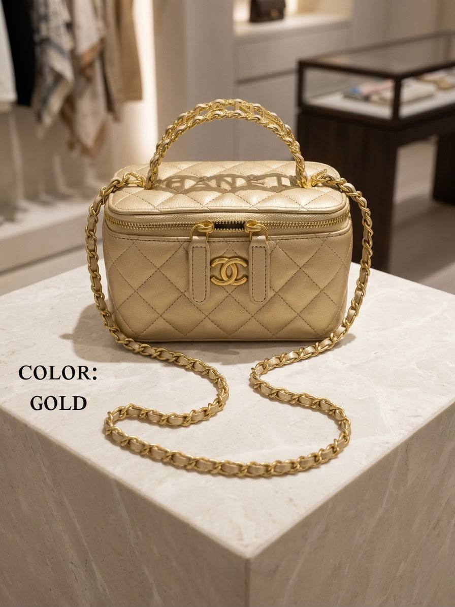 Chanel ᴠᴀɴɪᴛʏ ᴛᴏᴘ ʜᴀɴᴅʟᴇ
ᴍɪʀʀᴏʀ ɪɴsɪᴅᴇ
ᴡɪᴛʜʙᴏx
🎁🎁🎁

ʟᴇᴀᴛʜᴇʀ
sɪᴢᴇ:18ᴄᴍ
100 dhs✅

Zain56
♥️♥️♥️