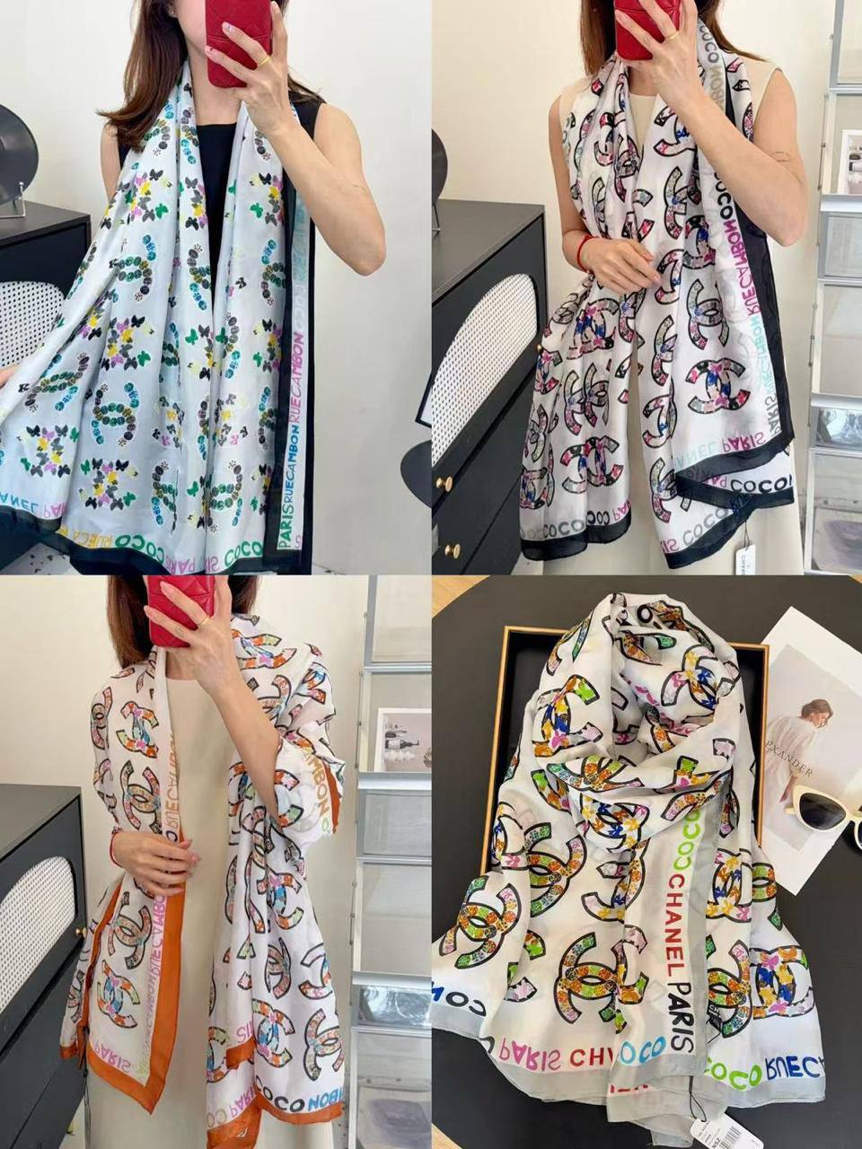 Silk scarf 
40 dhs❣️

Zain93
♥️♥️♥️