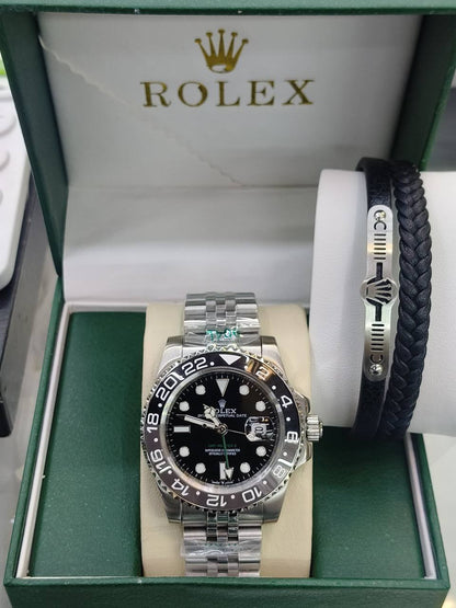 Rolex automatic 
for mens with bracelet
240 dhs✅

Zain25
♥️♥️♥️