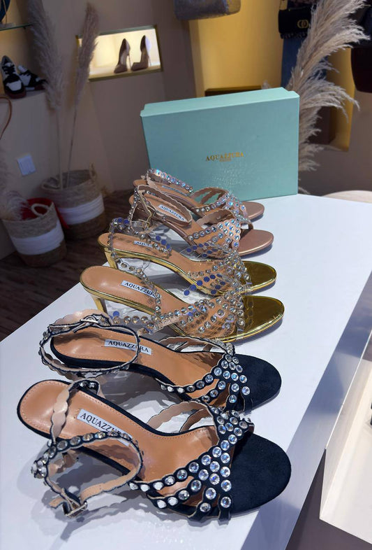 Aquazzura 
Size 36-41
120 dhs💛

Zain146
♥️♥️♥️
