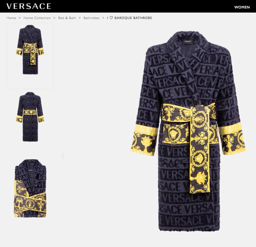 *New collections*                                                
VERSACE BATHROBE
*Super Master quality*
*Sizes:FREE SIZE*

750 dhs🇦🇪🇦🇪

Zain308
♥️♥️♥️