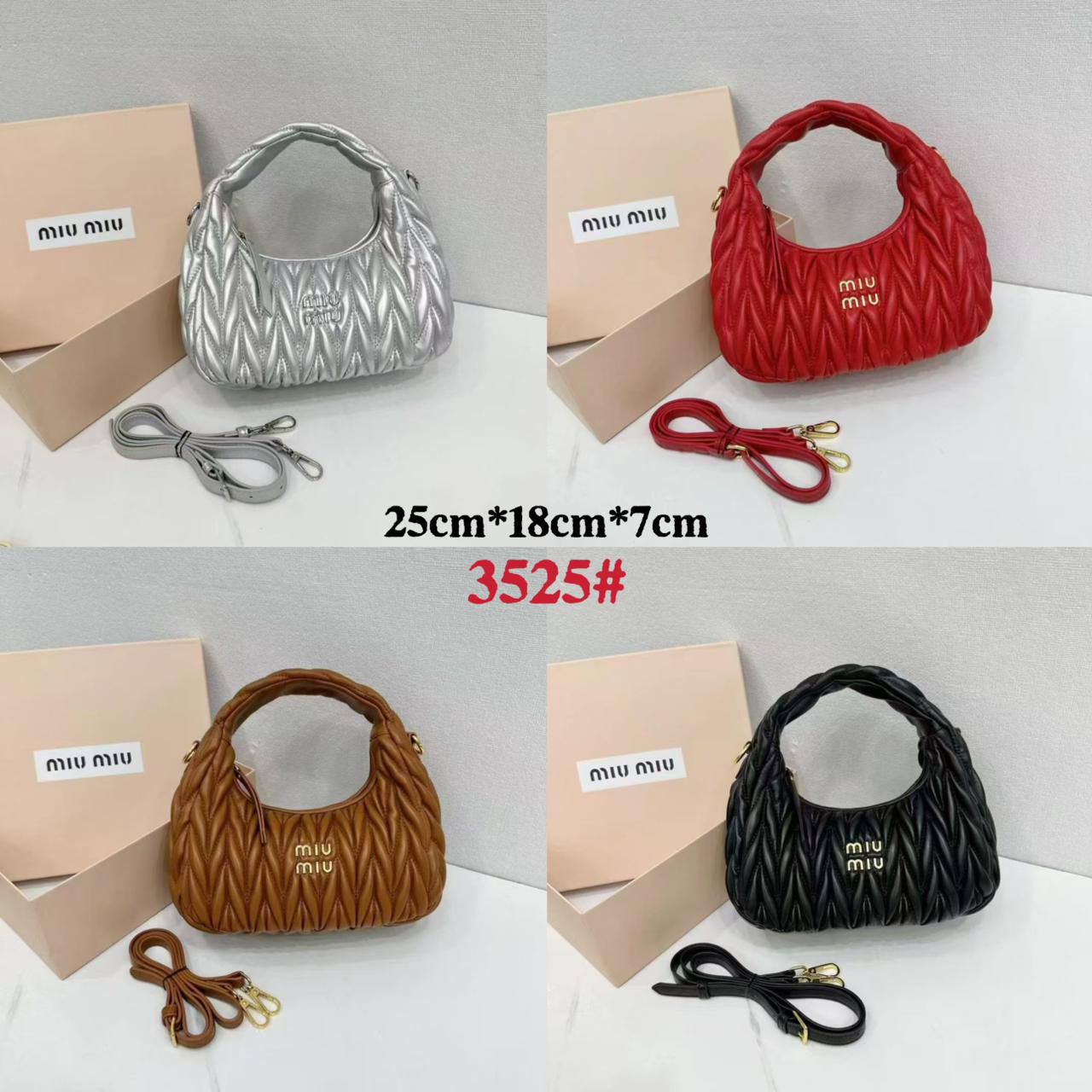 MIU MIU 
GOOD QUALITY *

WITHBOX 
🎁🎁🎁

110 dhs🪙🖤
*SIZE 25CM*…

Zain39
♥️♥️♥️