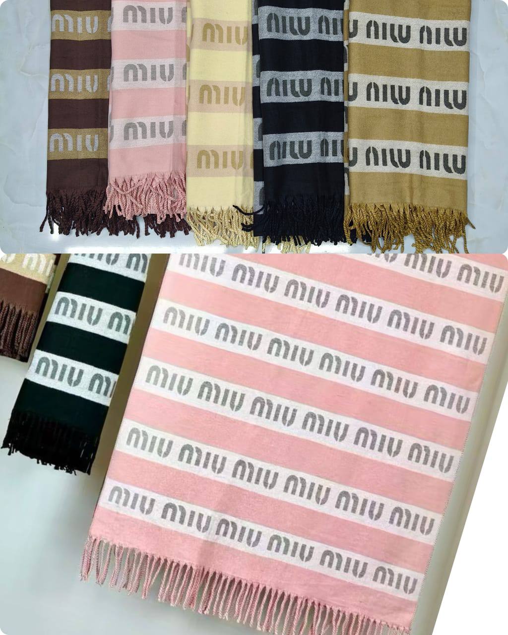 WINTER's SCARF 🧣🧣
ᴄᴏᴛᴛᴏɴ ᴍᴀᴛᴇʀɪᴀʟ
ʟᴏɴɢ ᴛᴀssᴇʟ
sɪᴢᴇ : 190 x 65 cm

45 dhs🪙💚

Zain31